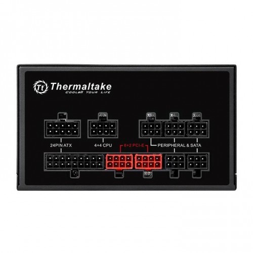 Блок питания Thermaltake ATX 750W SMART PRO RGB 80+ Bronze с 9xSATA и 140mm вентилятором - Надежность и стиль для вашего ПК