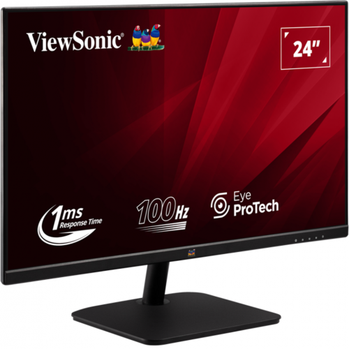 Монитор ViewSonic 23.8" VA2432-MHD-3 черный IPS LED 1ms 16:9 HDMI M/M матовая 1300:1 250cd 178гр/178гр 1920x1080 100Hz VGA DP FHD 2.4кг ViewSonic