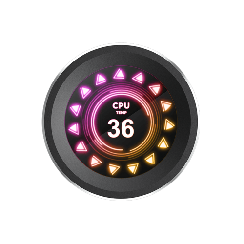 Водяное охлаждение для процессора/ Water Cooling System SAMA Q60 Black (360mm, LED temp., Black, ARGB/ Fans: 3x120mm, 86CFM, 30dBA, 2600RPM/ Pump height 64mm, 30dBA, 2800RPM, Rad thickness 27mm/ S: 1851, 1700, 1200, 20XX, 115X, AM5, AM4) SAMA