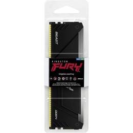Память оперативная/ Kingston 16GB 3600MT/s DDR4 CL18 DIMM FURY Beast RGB