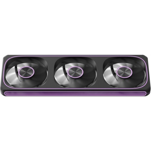 Вентилятор для корпуса Formula Air Fusion 3 BK ARGB 360x120x28 мм - Черный, 4-pin, 34.95 дБ, Ret