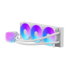 Система жидкостного охлаждения/ Water Cooling System Geometric Future Eskimo Pro 360 (240W, 360mm, ARGB, White/ Fans: 3x120mm, 80.81CFM, 34.2dBA, 2000RPM/ Pump height 54mm, 3200RPM, Rad thickness 27mm/ S: 1851, 1700, 1200, 115X, 2011, 2066, AM5, AM4) Geom