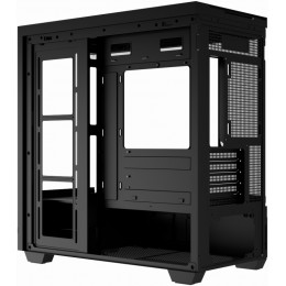 Корпус без блока питания/ Case Thermalright M10 Vision, Mini-Tower, TG, LCD, ARGB, no fans, 2xUSB-A 3.0, 1xUSB Type-C, mATX, mITX Black