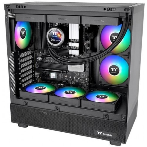 Вентилятор Thermaltake CT120 EX Sync ARGB 120мм - черный, 4-pin, 28.5дБ, упаковка 3шт (CL-F181-PL12SW-A)