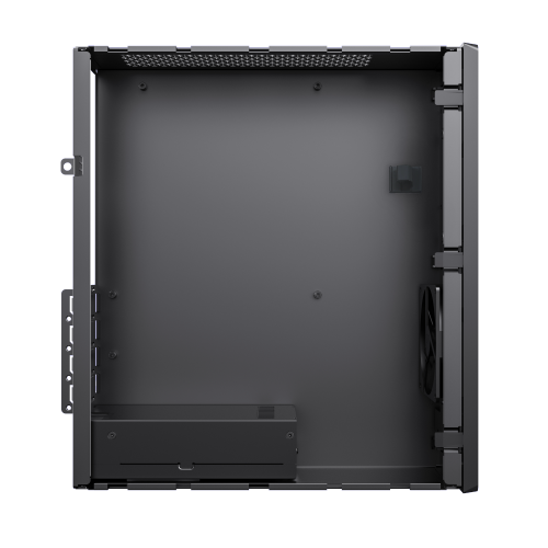 Корпус с блоком питания 400Вт Foxline FL-461 mATX: Черный, с USB 3.0 и Type-C