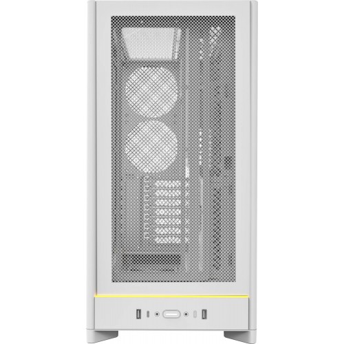 Купить белый корпус Montech HS01 ATX без БП с 2xUSB 3.0 и аудио выходом