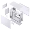 Корпус Mini-Tower JONSBO D31 STD: Белый компьютерный кейс без вентилятора с USB-A 3.2 и USB-C 3.2 для mATX, mDTX, mITX