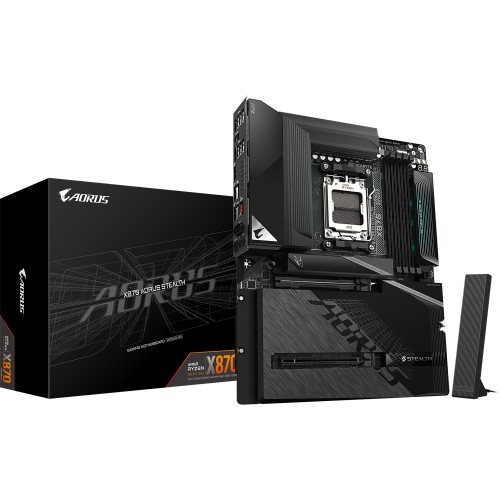 Материнская плата X870 AORUS STEALTH: Высокая производительность и надежность для геймеров