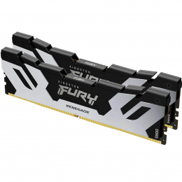 Память оперативная/ Kingston 96GB 6400MT/s DDR5 CL32 DIMM (Kit of 2) FURY Renegade Silver XMP