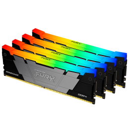 Память оперативная/ Kingston 128GB 3600MT/s DDR4 CL18 DIMM (Kit of 4) FURY Renegade RGB
