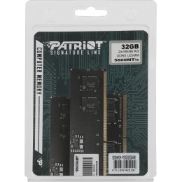 Память DDR5 2x16Gb 5600MHz Patriot PSD532G5600K Signature RTL PC5-44800 CL46 DIMM 288-pin 1.1В Ret