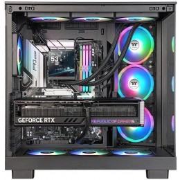 Система водяного охлаждения Thermaltake MAGFloe 360 Ultra ARGB Soc-AM5/AM4/1200/1700/1851 черный 4-pin 30.6dB Al+Cu LCD Ret (CL-W432-PL12SW-A)