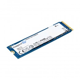 Твердотельный накопитель/ Kingston SSD NV3, 2000GB, M.2(22x80mm), NVMe, PCIe 4.0 x4, 3D TLC, R/W 6000/5000MB/s, TBW 640, DWPD 0.2 (60 мес)