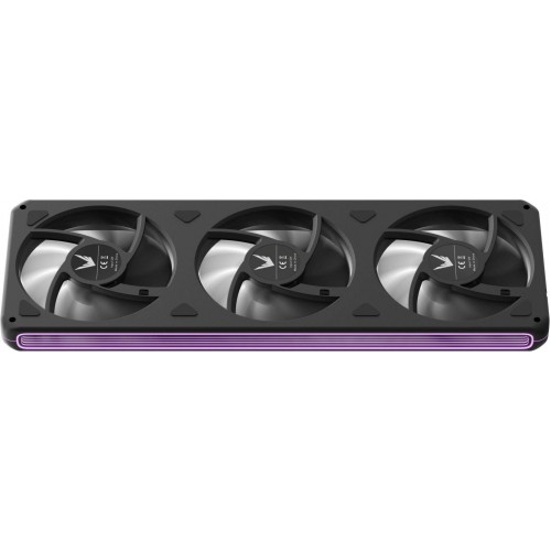 Вентилятор для корпуса Formula Air Fusion 3 BK ARGB 360x120x28 мм - Черный, 4-pin, 34.95 дБ, Ret