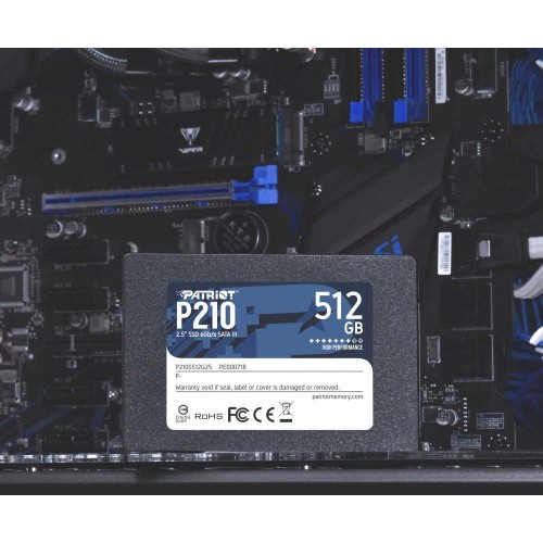 Купить твердотельный накопитель Patriot SATA-III 512GB P210S512G25 2.5 — высокая скорость и надежность для вашего ПК