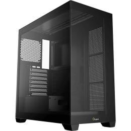 Корпус ПК без блока питания/ Case Ocypus Gamma C72 BK, Midi-Tower, TG, no fans, 2xUSB-A 2.0 + 1xUSB-A 3.0, ATX, mATX, mITX Black