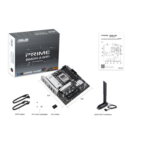 Материнская плата PRIME B840M-A WIFI: Высокая производительность и надежность для вашего ПК