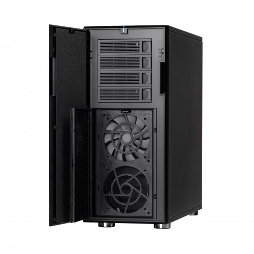 Корпус ПК без блока питания/ Case Fractal Design Define XL R2, Full-Tower, 3x140mm, 2xUSB-A 2.0 + 2xUSB-A 3.0 E-ATX, ATX, mATX, mITX Black Pearl Fractal Design