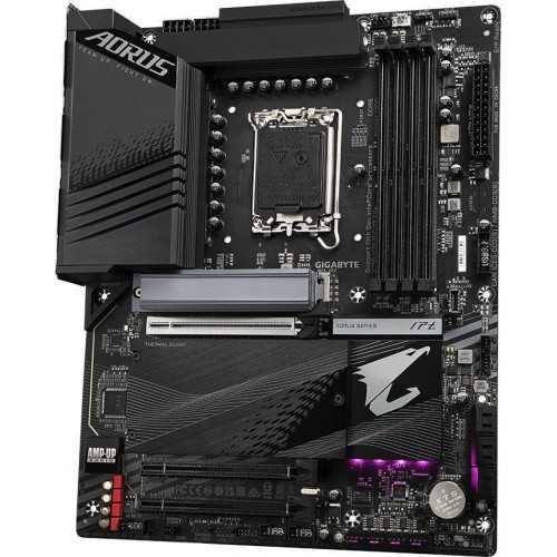 Материнская плата/ MB GIGABYTE INTEL Z790 s1700, 4xDDR5(192GB), HDMI 2.0/DP, 1xPCIe 5.0x16, 1xPCIe 4.0x16, 1xPCIe 3.0x16, 1xLAN (2.5GbE), Wi-Fi, BT, 6xSATA 6Gb/s, 4xM.2, 1xUSB-C, 5xUSB 3.2, 4xUSB 2.0, ATX Gigabyte