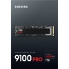 Твердотельный накопитель/ Samsung SSD 9100 PRO, 1000GB, M.2(22x80mm), NVMe 2.0, PCIe 5.0 x4, V-NAND TLC, R/W 14700/13300MB/s, IOPs 1 850 000/2 600 000, TBW 600, DWPD 0.3 (12 мес.) Samsung Electronics