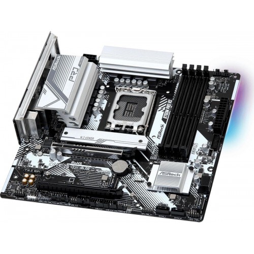 Купить материнскую плату Asrock B760M PRO RS для Intel 1700, 4xDDR5, mATX, 8ch звук, 2.5G, HDMI и DP