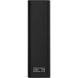 Накопитель SSD Netac USB-C 2Tb NT01ZSLIM-002T-32BK Z Slim 1.8" черный