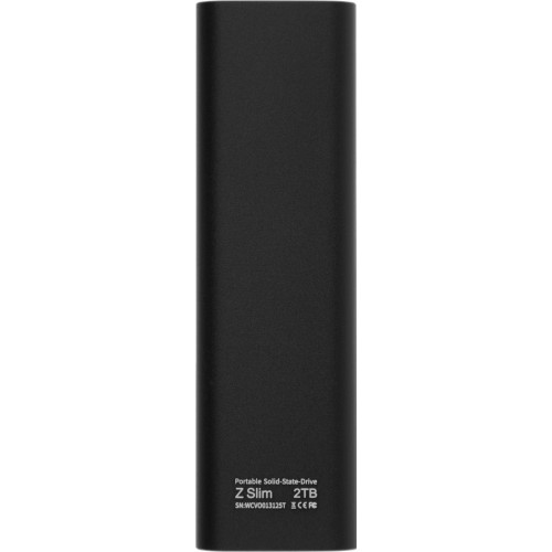 Накопитель SSD Netac USB-C 2Tb NT01ZSLIM-002T-32BK Z Slim 1.8 черный - Быстрая и надежная память для ваших данных