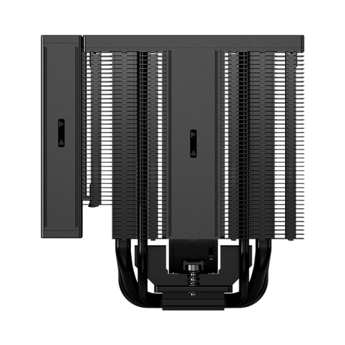 Кулер для процессора PCCooler RZ820 Display BK: Высокопроизводительное охлаждение с LED и 4-pin PWM для AM5/AM4 (290W, 169mm)