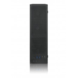 Корпус с блоком питания 230W/ Case Foxline FL-1004-TFX230B-85 mATX case, black, w/PSU TFX 230W 85+ bronze, w/2xUSB3.0, HDA, w/pwr cord, w/8cm FAN