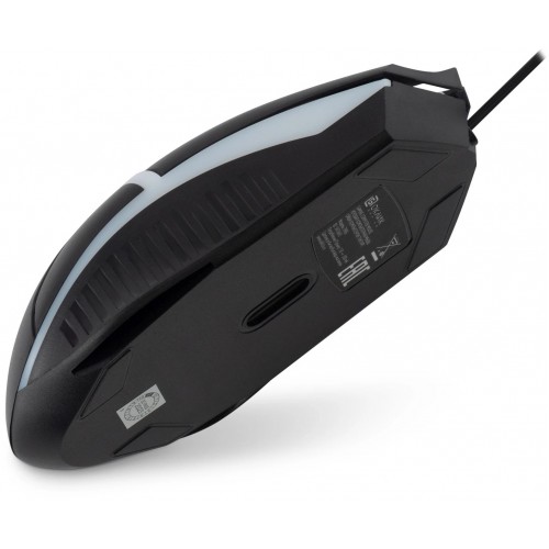Мышь Оклик 398G черная оптическая 2400dpi USB для ноутбука с 4 кнопками - идеальный выбор для комфортной работы