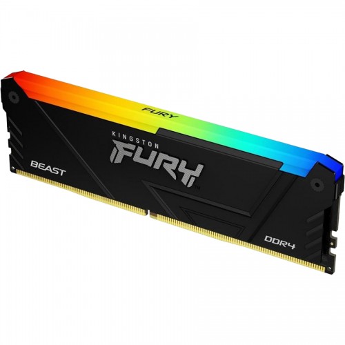 Память оперативная/ Kingston 32GB 3200MT/s DDR4 CL16 DIMM (Kit of 2) 1Gx8 FURY Beast RGB (Select Regions ONLY) Kingston