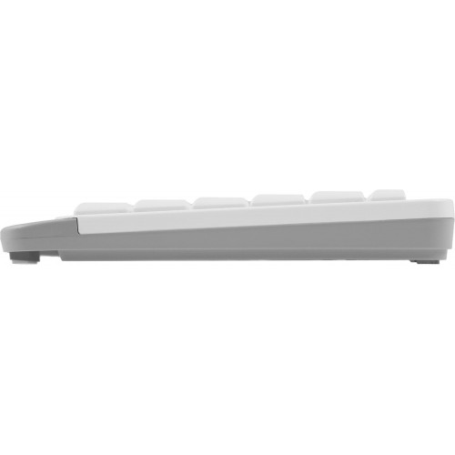 Клавиатура A4Tech FBK11 белый/серый - Беспроводная USB BT/Radio Slim для Комфорта и Стиля