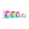 Система жидкостного охлаждения/ Water Cooling System Geometric Future Eskimo Pro 360 (240W, 360mm, ARGB, White/ Fans: 3x120mm, 80.81CFM, 34.2dBA, 2000RPM/ Pump height 54mm, 3200RPM, Rad thickness 27mm/ S: 1851, 1700, 1200, 115X, 2011, 2066, AM5, AM4) Geom