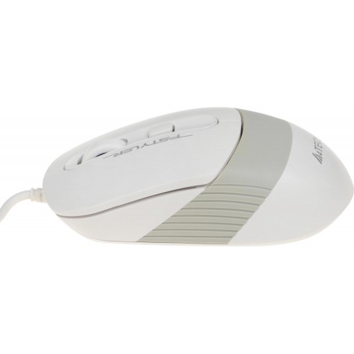 Купить оптическую мышь A4Tech Fstyler FM10 белую/серую с разрешением 1600dpi и USB-подключением