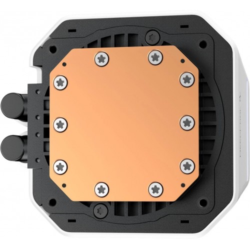 Система водяного охлаждения Deepcool LM360 WH ARGB Soc-AM5/AM4/1200/1700/1851 белый 4-pin 19-36dB Al LCD 250W 1729gr Ret (R-LM360-WHDMMC-1)