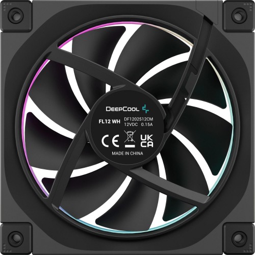 Вентилятор Deepcool FL12 ARGB 120 мм черный 4-pin 32 дБ - идеальное охлаждение для вашего корпуса
