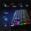 Механическая клавиатура Оклик 969G SHOTGUN с LED-подсветкой для геймеров - Черная USB Multimedia