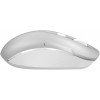 Мышь A4Tech Fstyler FB26CS Air2 серебристый/белый оптическая 2000dpi silent беспров. BT/Radio USB для ноутбука 4but (FB26CS AIR2 ICY WHITE)