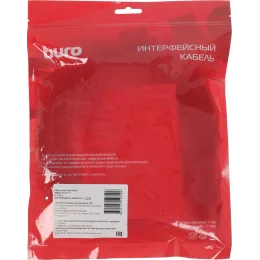 Кабель Buro BU-PCAB-ZP2 IEC C13 Евровилка угловой 5м черный (пакет)