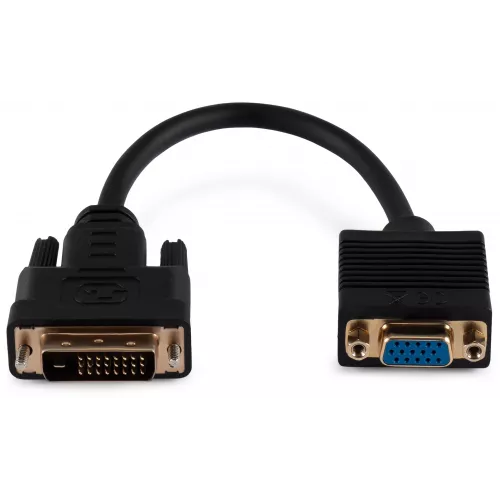 Переходник Buro DVI-D (m) VGA (f) 0.23м (BU-DVI-VGA) черный