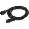 Кабель-удлинитель KingPrice KP-PC-C13-C14-3m IEC C13 IEC C14 3м черный