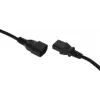 Кабель-удлинитель KingPrice KP-PC-C13-C14-3m IEC C13 IEC C14 3м черный