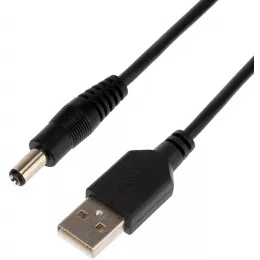 Кабель Rexant DC-Jack 3.5 (m) USB A(f) 1.5м (18-0231) черный
