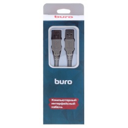 Кабель Buro USB A(m) USB A(m) 3м (BHP RET USB_AM30) серый (блистер)