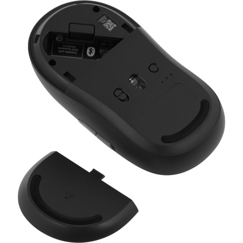 Купить беспроводную мышь Xiaomi Wireless Mouse 3 черного цвета с оптическим сенсором 1200dpi и тихой работой для ноутбука - BHR8913GL