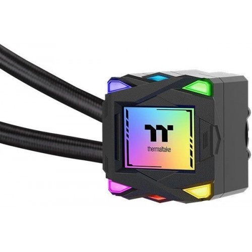 Система водяного охлаждения Thermaltake LA360 ARGB Soc-AM5/AM4/1200/1700/1851 черный 4-pin 38.35dB Al+Cu Ret (CL-W459-PL12SW-A)