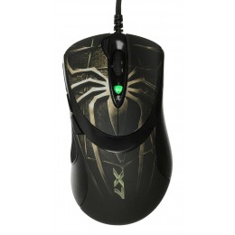 Мышь A4Tech Oscar Editor XL-747H коричневый/рисунок лазерная 3600dpi USB 6but (XL-747H (BROWN SPIDER))