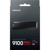 Твердотельный накопитель/ Samsung SSD 9100 PRO, 1000GB, M.2(22x80mm), NVMe 2.0, PCIe 5.0 x4, V-NAND TLC, R/W 14700/13300MB/s, IOPs 1 850 000/2 600 000, TBW 600, DWPD 0.3, with Heatsink (12 мес.) Samsung Electronics