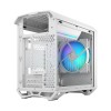Корпус ПК без блока питания/ Case Fractal Design Torrent Nano RGB TG Clear Tint, Mini-Tower, 1x180mm RGB, 2xUSB-A 3.2 + 1xUSB 3.2 Type-C mITX, mDTX White Fractal Design