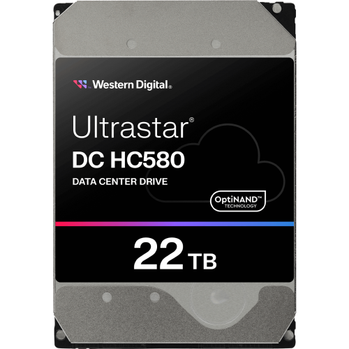 Жесткий диск/ HDD WD SAS Server 22Tb Ultrastar DC HC580 7200 12Gb/s 512MB 1 year warranty (replacement WUH722222AL5204, WUH722020BL5204, ST22000NM000E, MG10SCA20TE, ST20000NM002D, ST20000NM007H)